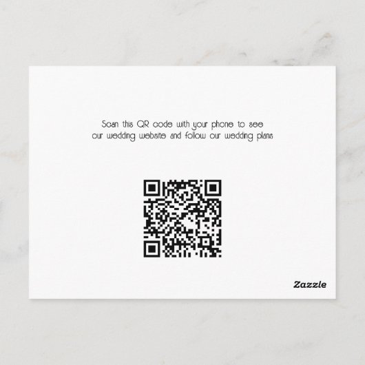 Foto Save the Date Rood en Witte Tulpen Briefkaart (Achterkant)