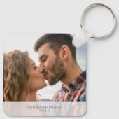 Foto Save the Date Trouw Thema Sleutelhanger (Achterkant)