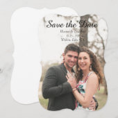 Foto Save the Date Trouw Uitnodiging (Voorkant / Achterkant)