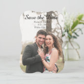 Foto Save the Date Trouw Uitnodiging (Staand voorkant)