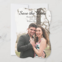 Foto Save the Date Trouw Uitnodiging