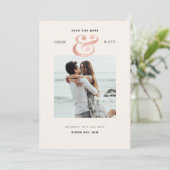 Foto Save the Date Uitnodiging (Staand voorkant)