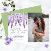 Foto Save the Date Waterverf Wisteria Wedding