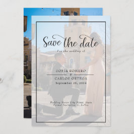 Foto Save the Date Wedding Kaart