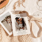 Foto Save the Dates, Moderne minimalistische Boho Kaart