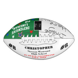 Foto School Kampioenen Groen Wit Naam American Football