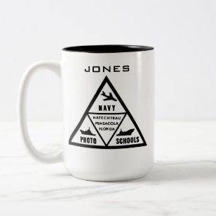 FOTO SCHOOL LOGO IN B&W TWEEKLEURIGE KOFFIEMOK