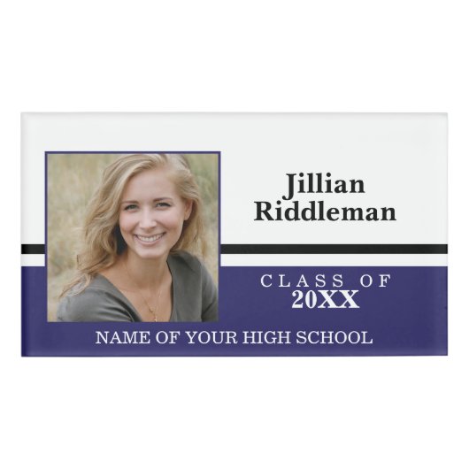 Foto School Reunion - Black and White Naambadge (Voorkant)