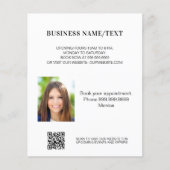 Foto: schoonheidssalon make-up business flyer (Voorkant)
