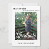 Foto Script Afstudeeraankondiging Kaart (Voorkant)