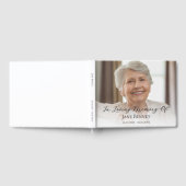 Foto-script In Loving Memory-herdenkingsboek Gastenboek (Volledig)