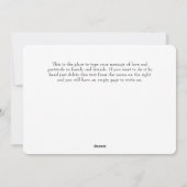 Foto Script Overlay Prettig Thanksgiving Feestdagenkaart (Achterkant)