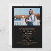 Foto Script PhD-diploma Afstudeeraankondiging Kaart (Achterkant)