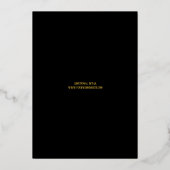 Foto Script Save the Date Folie Uitnodiging (Achterkant)