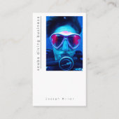 Foto scuba duikwinkel moderne Business Car Visitekaartje (Voorkant)