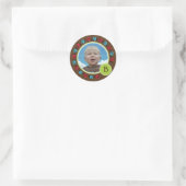 FOTO SEAL:: lieveheersbeestje cirkel 1 Ronde Sticker (Tas)