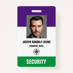 FOTO SECURITY PASS - Foto I.D. Badge