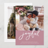 Foto Seizoenen Groeten Vrolijk Feestdagenkaart (Voorkant / Achterkant)