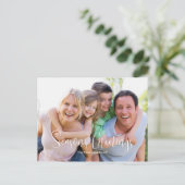 Foto Seizoensnaam Vakantiay Kaart (Staand voorkant)