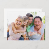 Foto Seizoensnaam Vakantiay Kaart (Voorkant / Achterkant)