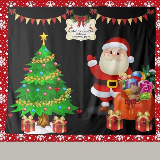 Foto Selfie Achtergrond Kerstmis Personaliseer Tek Wandkleed