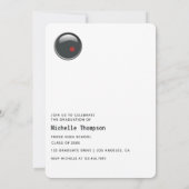 Foto Selfie Graduation Party Kaart (Achterkant)