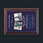Foto Sentimental Fathers Day Birthday Plaque Troffee Gedenkplaat<br><div class="desc">Foto Sentimental Fathers Day Birthday Plaque zal een geweldig cadeau zijn waar hij trots op zal zijn! Het zal nog jaren een gekoesterde herinnering zijn voor de vader die moeilijk te winkelen is! Hij kan dit thuis of op de kantoor gebruiken!</div>