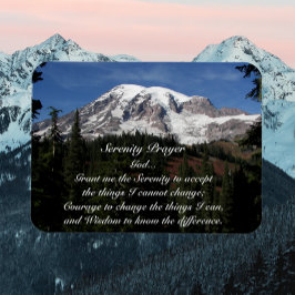 Foto Serenity Prayer Mount Rainier Magneet