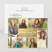Foto Showcase Afstuderen Aankondiging GOLD (Voorkant / Achterkant)