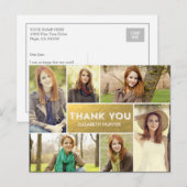 Foto Showcase Afstuderen Dank u kaart (Voorkant / Achterkant)