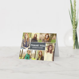 Foto Showcase Afstuderen Hartelijk dank - krijt Bedankkaart