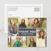 Foto Showcase Afstuderen Hartelijk dank - krijt Briefkaart (Voorkant / Achterkant)