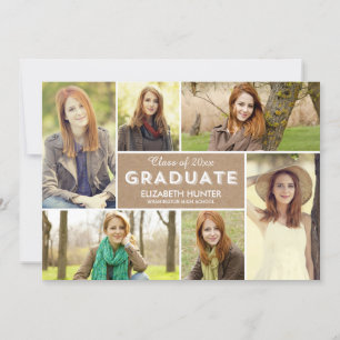 Foto Showcase Afstuderen Invitation - Craft Kaart