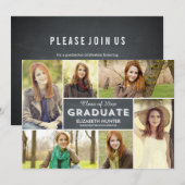 Foto Showcase Afstuderen Uitnodiging - Chalk (Voorkant / Achterkant)