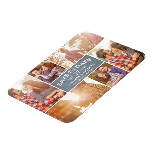Foto Showcase Save the Date Magnet Magneet (Linkerzijde)