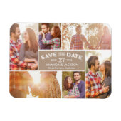 Foto Showcase Save the Date Magnet Magneet (Horizontaal)