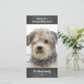 Foto: Simple Chalkboard met script, Kerstmis Feestdagenkaart (Staand voorkant)