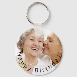 Foto Simple Happy Birthday Sleutelhanger