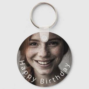 Foto Simple Happy Birthday Sleutelhanger