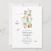 Foto Sint Lucia Destination Wedding Kaart (Voorkant)