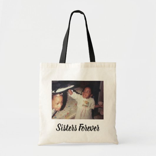 Foto Sisters Forever Tote Bag (Voorkant)
