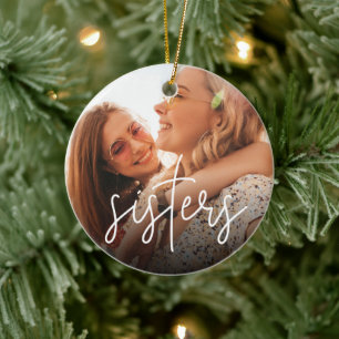Foto Sisters Overlay Keramisch Ornament
