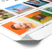 Foto sjabloon 80ste verjaardag poster (Hoek)