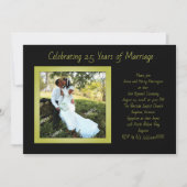 Foto Sjabloon Jubileum Vows Party Kaart (Voorkant)