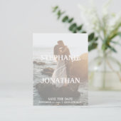 Foto Sla de datum Briefkaarten met grote namen (Staand voorkant)