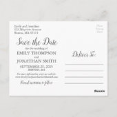 Foto Sla de datum Briefkaarten met grote namen (Achterkant)