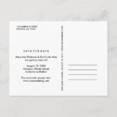 Foto Sla de datum Foto briefkaart met agenda (Achterkant)