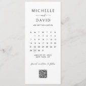 Foto Sla de datum op met Agenda Programmakaart (Achterkant)