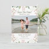 Foto Sla de datum van de huwelijksaankondiging op Save The Date (Staand voorkant)