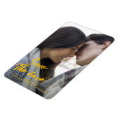 Foto Sla de datummagneet op - Custom Wedding Magneet (Linkerzijde)